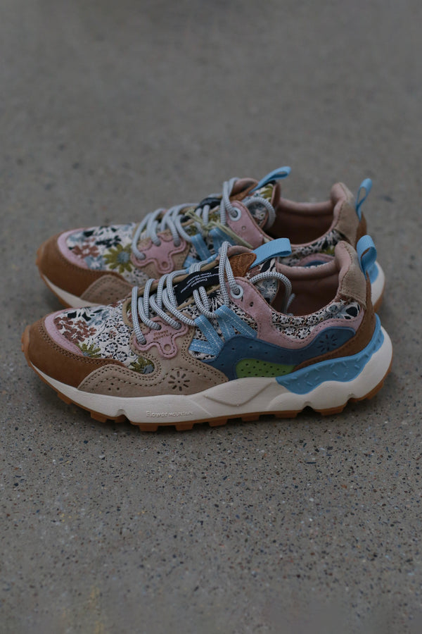 Flower Mountain/YAMANO 3 Hiking Shoes Series FM-FM63697-HSZTAL (Fawn Brown/Camel/Dark Blue) (FM63568)